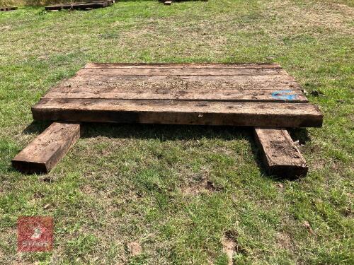 8 RAILWAY SLEEPERS (G)