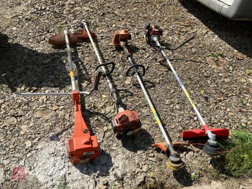 FOUR COMPLETE STRIMMERS (S/R)