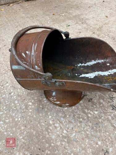 COPPER COAL BUCKET