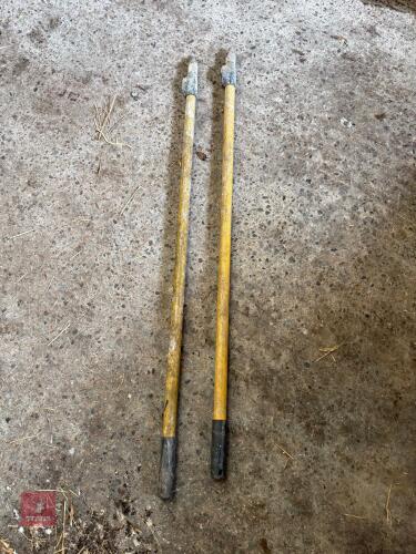 2 EXTENDABLE PAINTING POLES
