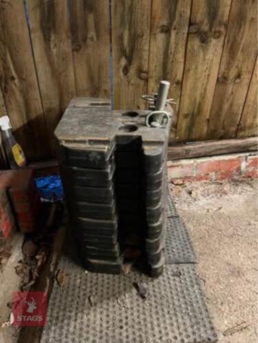 8 DEUTZ FAHR WEIGHTS