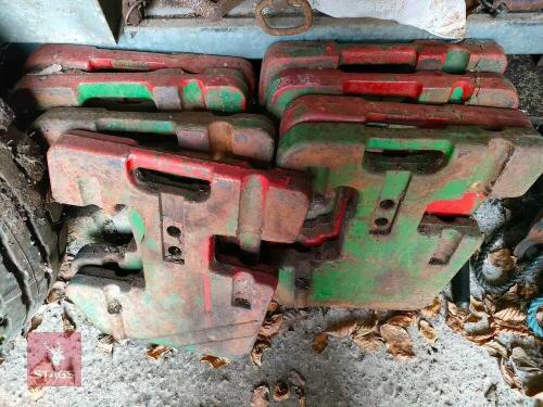 8 JOHN DEERE WEIGHTS
