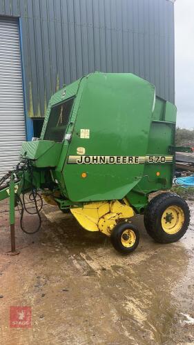 JOHN DEERE 570 ROUND BALER