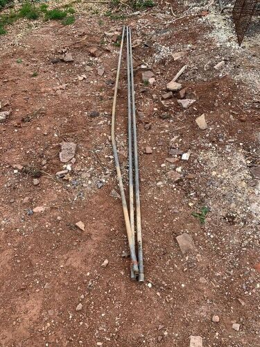 3 METAL 22MM PIPES