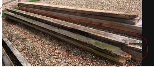 9 X WOOD VARYING IN LENGTHS