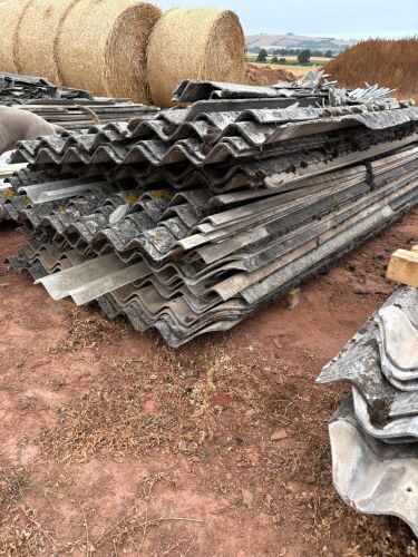 ASSORTED USED ROOFING SHEETS