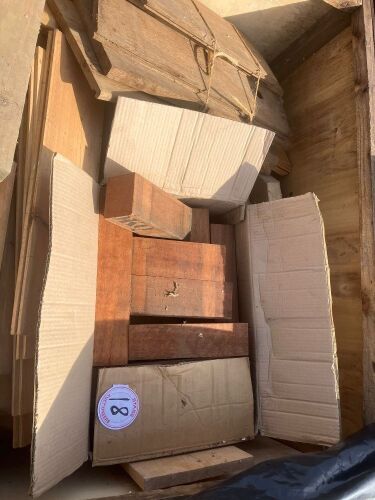 TIMBER STILLAGE OF OFFCUTS TIMBER (18)