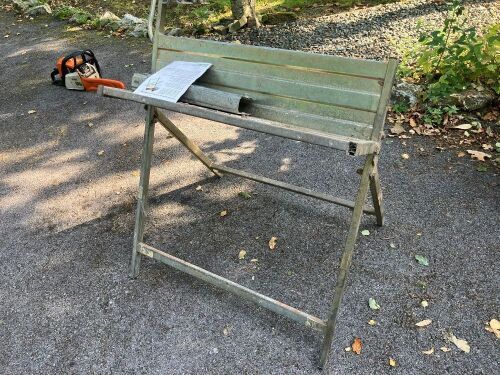 PORTEK LOGMASTER SAW HORSE