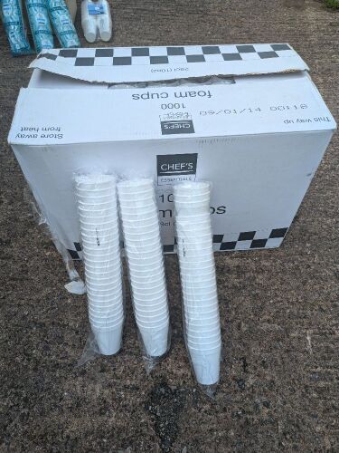 900 DISPOSABLE FOAM CUPS