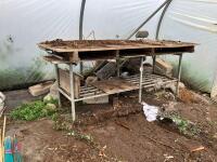 STEEL FRAMED POTTING TABLE