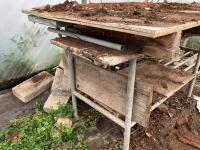 STEEL FRAMED POTTING TABLE - 5