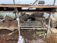 STEEL FRAMED POTTING TABLE - 6