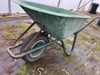 GREEN WHEELBARROW - 2