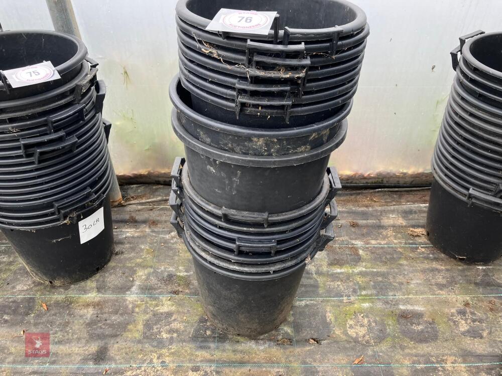 16 X 30 LITRE POTS
