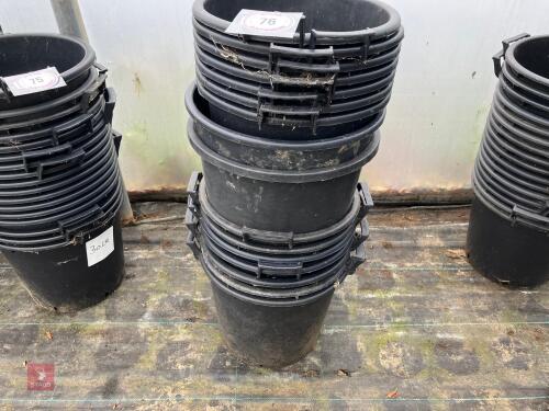 16 X 30 LITRE POTS