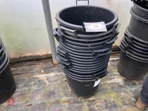 17 X 30 LITRE POTS