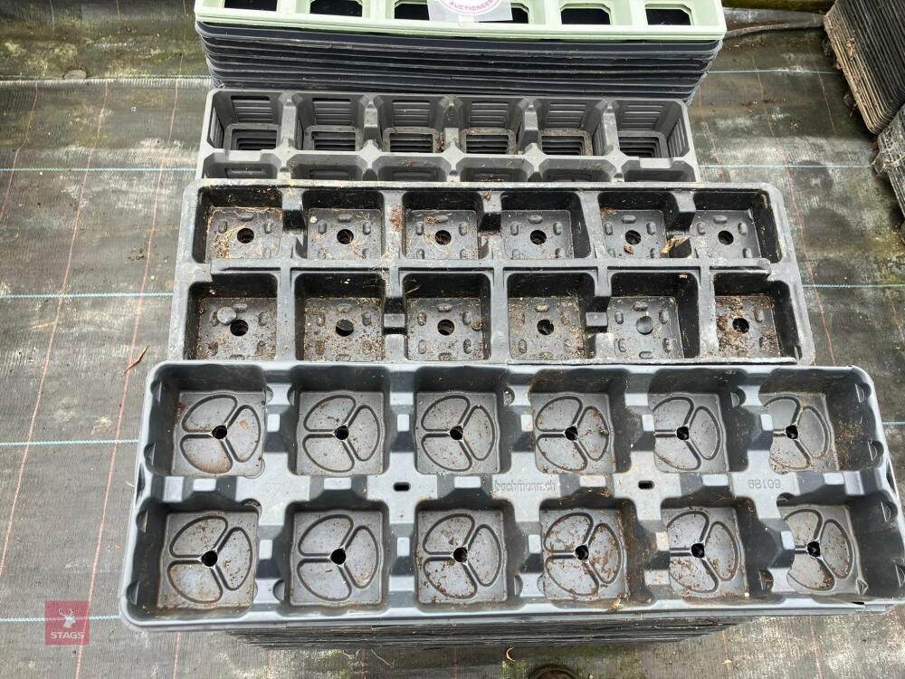 QTY OF NORMPACK 418 POT TRAYS