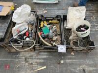 3 TRAYS OF MIXED PIPE FITTINGS