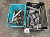 2 TRAYS OF PIPE FITTINGS