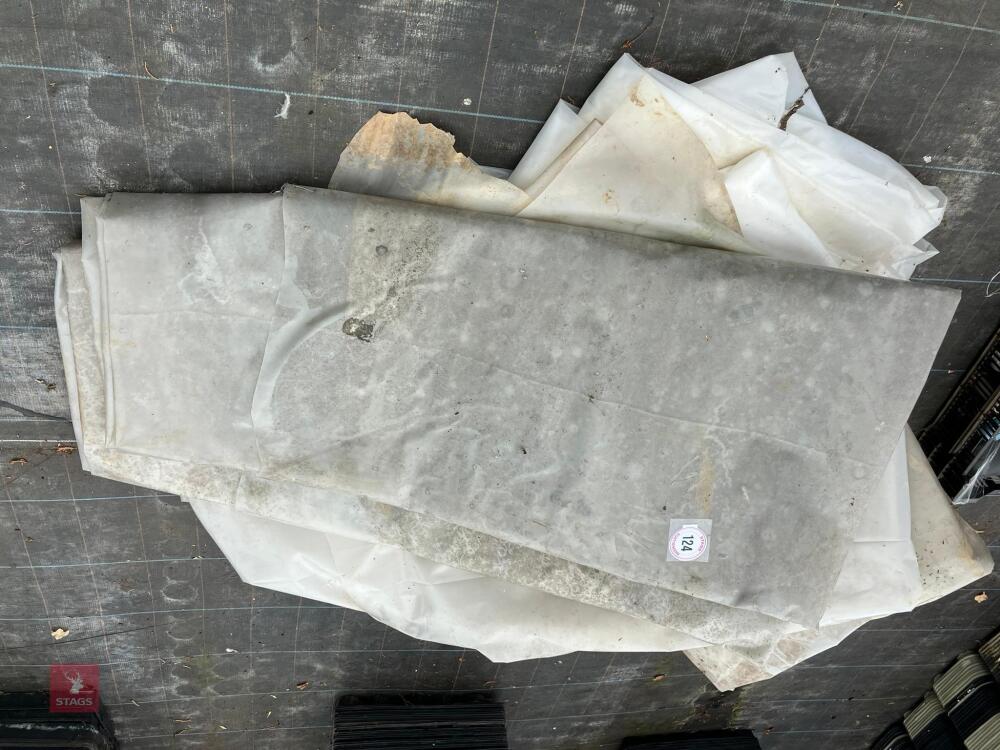 LARGE QTY OF PASTIC SHEETING