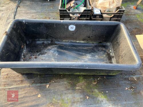 PLASTIC TROUGH