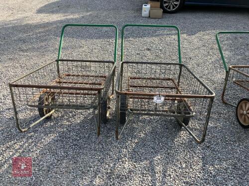 PAIR OF PLANT TROLLEY