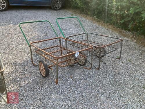 PAIR OF PLANT TROLLEY