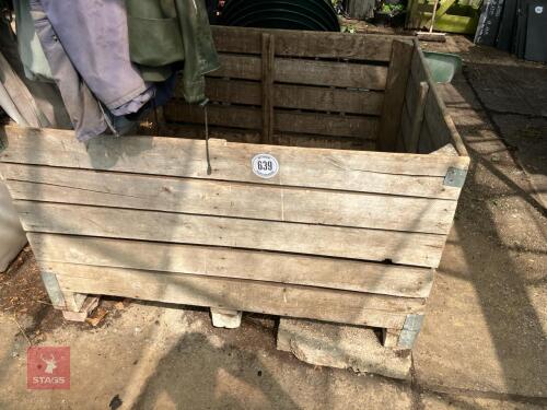 1 WOODEN CRATE