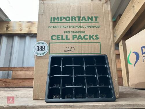 400 X 20 CELL TRAYS