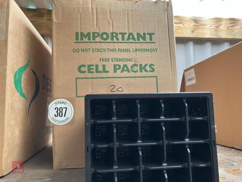 400 X 20 CELL TRAYS