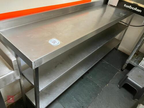 STAINLESS STEEL KITCHEN WORKTOP