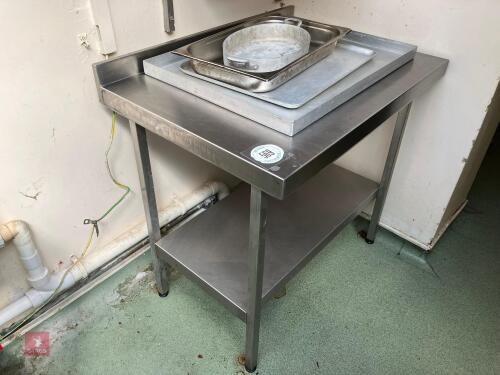 STAINLESS STEEL KITCHEN WORKTOP