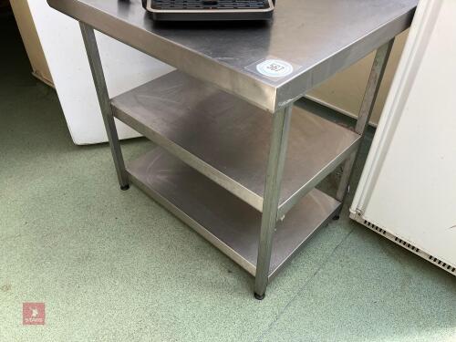 STAINLESS STEEL KITCHEN WORKTOP