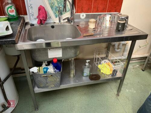 STAINLESS STEEL SINK UNIT