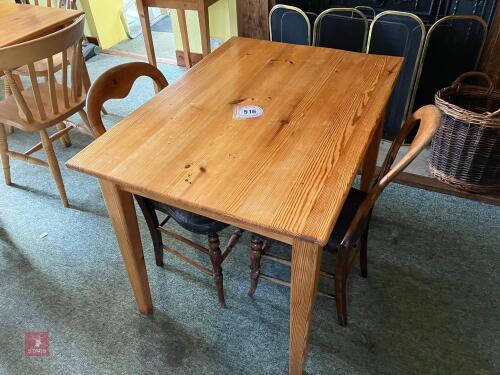 RECTANGULAR TABLE & 2 CHAIRS