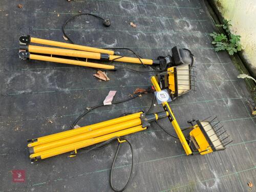 2 TRIPOD WORK LIGHTS