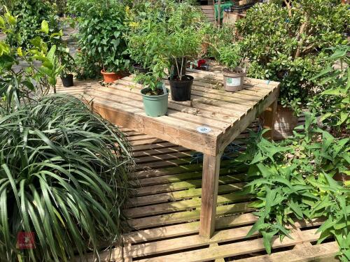 3' 7'' X 3' 3'' GREENHOUSE TABLE