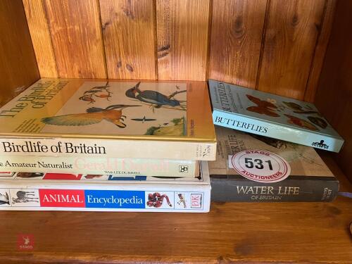 5 WILDLIFE BOOKS
