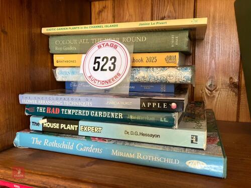 9 GENERAL GARDENING BOOKS