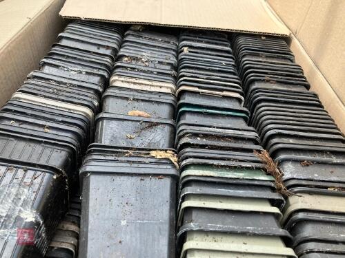 5 BOXES OF SOPARCO SQUARE POTS
