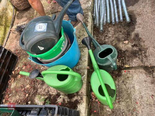 WATERING CANS AND BUCKETS