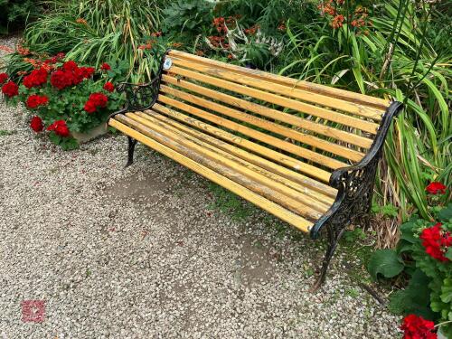 ORNATE GARDEN BENCH