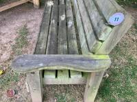 6' 6' GARDEN BENCH - 3