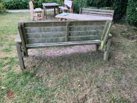 6' 6' GARDEN BENCH - 5