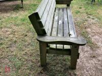6' 6' GARDEN BENCH - 6