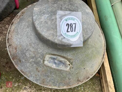 EXTEX GALVANISED POULTRY FEEDER