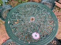ALUMINIUM PAINTED GARDEN SET - 2