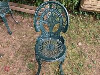 ALUMINIUM PAINTED GARDEN SET - 3