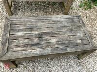 4' WOODEN GARDEN BENCH - 4
