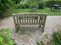 4' WOODEN GARDEN BENCH - 6